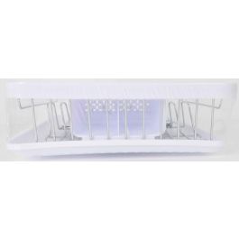 Qutti Escurreplatos con Bandeja, de 46 x 32 x 11 cm (6 Unidades)