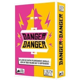 Exploding Kittens Danger Danger - Juego de Cartas de Estrategia por Equipos, Rápido y Dinámico, 2-8 Jugadores, 10 Minutos, Edad 7+ Español Exploding Kittens Danger Danger - Juego de Cartas de Estrategia por Equipos, Rápido y Dinámico, 2-8 Jugadores, 10 Minutos, Edad 7+ Español