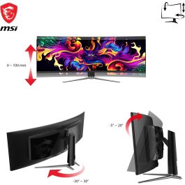 MSI MPG 491CQPDE Monitor Gaming Curvo QD-OLED 124.46cm (49") 5120 x 1440 DQHD Negro