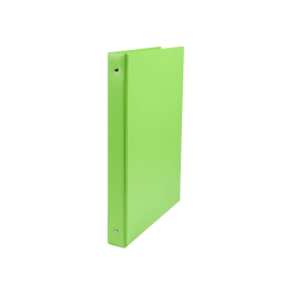 Liderpapel Carpeta 4 Anillas 40 mm Folio Plastico Verde Pistacho