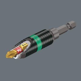 Wera 20 BTZ PH - Puntas de Destornillador Phillips PH 2, 20 Piezas, 25mm, Magnéticas, con Caja de Plástico