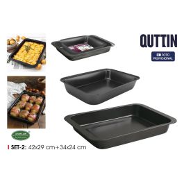 Set de 2 Bandejas Rectangulares Quttin 34x24 cm y 42x29 cm - Inde (6 Cajas) Precio: 50.79000047. SKU: B14Q2QVVJY