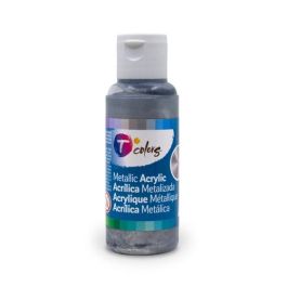 Pintura Acrilica Tcolors 80 Ml (Botella) Plata Precio: 5.59000035. SKU: B1EDC4JK5N