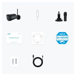 Reolink B320-B Cámara de Seguridad IP Inalámbrica WiFi a Batería Interior y Exterior Impermeable 1296p Batería 4800 mAh