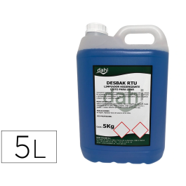Dahi Limpiador Bactericida Desbak Azul Garrafa 5 Litros Precio: 17.5000001. SKU: B14NL6LBDM