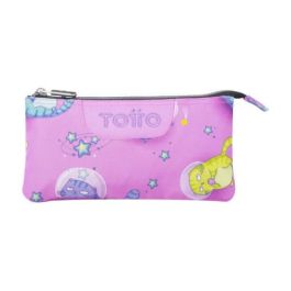 Totto AC52ECO012-2310Z-9I9 Estuche Escolar Tres Compartimentos Gatos Astronautas Rosa Pastel Precio: 16.50000044. SKU: B1HC7FTG37