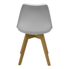 Piqueras y Crespo Pack 4 Sillas Don Rodrigo 2.0 Blanco PACK4351PTBLSP10 - Madera de Haya, PVC Acolchado, Ergonómico Piqueras y Crespo Pack 4 Sillas Don Rodrigo 2.0 Blanco PACK4351PTBLSP10 - Madera de Haya, PVC Acolchado, Ergonómico