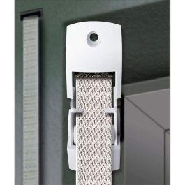 Schellenberg 15651 Guía Cinta Duo Maxi Rodillos y Burlete para Persianas, Blanco, Ancho 23mm