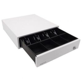 APPROX TPV Cajon Portamonedas Compacto Blanco 33x36 Apertura Manual Y Automatica APPROX TPV Cajon Portamonedas Compacto Blanco 33x36 Apertura Manual Y Automatica