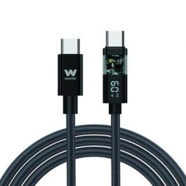 Cable USB 2.0 Tipo-C Woxter PE26-185/ USB Tipo-C Macho - USB Tipo-C Macho/ Hasta 60W/ 480Mbps/ 2m/ Negro Precio: 14.49999991. SKU: B1DHET9668