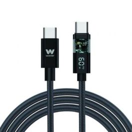 Cable USB 2.0 Tipo-C Woxter PE26-185/ USB Tipo-C Macho - USB Tipo-C Macho/ Hasta 60W/ 480Mbps/ 2m/ Negro Precio: 11.58999952. SKU: B1DHET9668