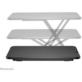 Neomounts NS-WS050BLACK Puesto de trabajo de pie/sentado de escritorio, soporte de monitor ergonómico negro, carga máxima 8 kg