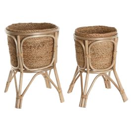 Macetero Balines DKD Home Decor Natural 28 x 38 x 28 cm Set de 2