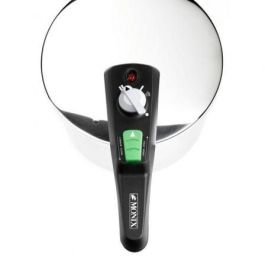 Monix M560004 Olla a Presión Rápida Quick 9L Ø18cm Acero Inoxidable con Mango de Tijera
