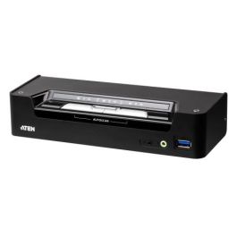 Aten Switch KVMP híbrido USB-C DisplayPort de 3 puertos CS1953-AT, controla 3 computadoras, resolución 4K UHD