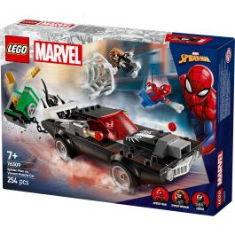 LEGO Juego de Construcción Super Marvel Spider-Man vs Coche Brutal de Venom 254 piezas para niños 7+ años