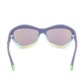 Adidas Sport OR0095 82Z Gafas de Sol para adultos, Gafas de Sol Rectangulares Montura Violeta Mate