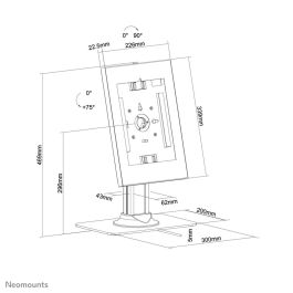 Soporte para Tablet Neomounts DS15-650WH1 Blanco