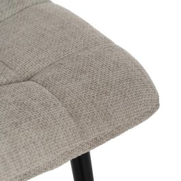 Silla Gris Tejido-Metal Contract 44 X 42 X 89 cm