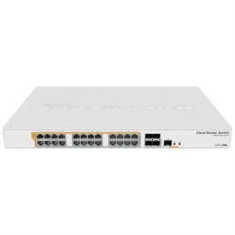 Switch Mikrotik CRS328-24P-4S+RM/ 28 Puertos/ RJ45 10/100/1000/ SFP/ PoE Precio: 557.9899996. SKU: B13LV5W5BA