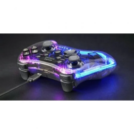 Mars Gaming MGP-24 Mando Inalámbrico Profesional 2.4GPRO Diseño Translúcido NEÓN RGB Dual Vibración Compatible PC PS4 PS5 XBOX360