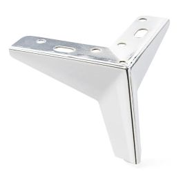 Q&Q Pata de Soporte Metálica Togo, Acabado Cromo, Altura H100 para Sofá y Muebles, Fabricada en Metal Duradero Precio: 2.50000036. SKU: B16K9NTCR3