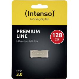 Intenso 3534491 Lápiz USB 3.0 Premium 128GB Plata Metal Resistente