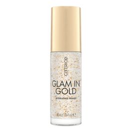 Catrice #010-Oh My Goldness Prebase Hidratante con Escamas de Oro 24K y Ácido Hialurónico 30 ml