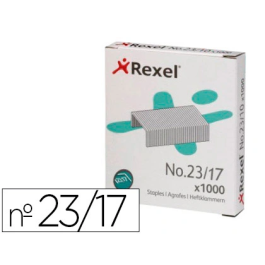 Rexel Grapas 23/17 Acero Caja 1000 Unidades Precio: 2.8900003. SKU: B1HKGYYSGD