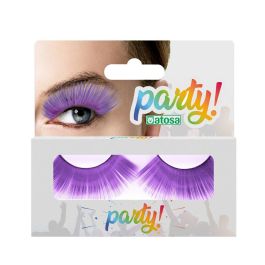 Pestañas Postizas Largas Morado Con Efecto Teatral - Ideal para Disfraces y Fiestas Temáticas Precio: 0.99000022. SKU: S1130819