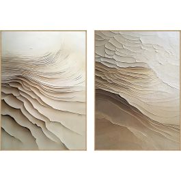 DKD Home Decor Cuadro Moderno Lienzo Marco Madera 143 x 103 x 4 cm (2 Unidades) Precio: 225.8899995. SKU: B1K6EJPSKA