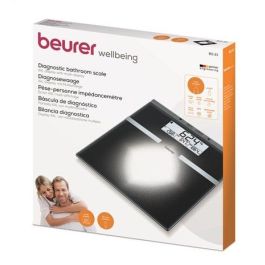 Beurer BG-21 Báscula Diagnóstica con IMC de Vidrio y Pantalla LCD