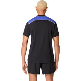 Camiseta de Manga Corta Hombre Asics ASICS Padel Court Ss Top Negro (S)