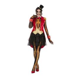 Disfraz jefa de pista siniestra tocado, vestido, abrigo sin mangas, puños, guantes y medias talla m Precio: 43.1244. SKU: B16QHR76VA