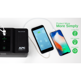 APC BE850G2-GR sistema de alimentación ininterrumpida (UPS) En espera (Fuera de línea) o Standby (Offline) 0,85 kVA 520 W 8 salidas AC APC BE850G2-GR sistema de alimentación ininterrumpida (UPS) En espera (Fuera de línea) o Standby (Offline) 0,85 kVA 520 W 8 salidas AC