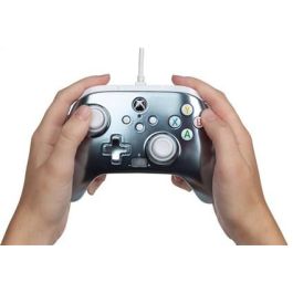 Power A Mando con Cable Mejorado para Xbox Series X/S - Metalic Ice, 1516986-02 | Botones Avanzados, Vibración Dual, Ergonomía Superior Power A Mando con Cable Mejorado para Xbox Series X/S - Metalic Ice, 1516986-02 | Botones Avanzados, Vibración Dual, Ergonomía Superior