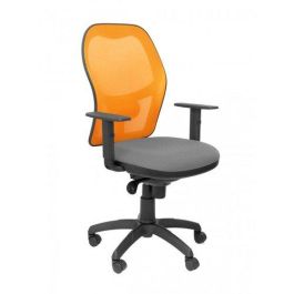 Silla Piqueras Y Crespo Jorquera Brazos Regulables Mecanismo Sincro Con Regulador De Tension Respaldo De Malla Naranja Y Asiento Tapizado Bali Gris Medio Precio: 319.50000027. SKU: S5703062