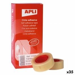 Set de Cintas Adhesivas Apli Transparente 19 mm x 33 m 8 Piezas (35 Unidades) Precio: 173.99572157. SKU: B1G442MDJ6