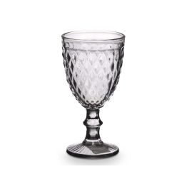 Copa Diamante Gris 330 ml Vivalto - Vidrio, 8.8x16.7x8.8 cm (24 Unidades) Copa Diamante Gris 330 ml Vivalto - Vidrio, 8.8x16.7x8.8 cm (24 Unidades)