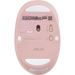 ASUS MD101 MOUSE/PK Ratón Inalámbrico RF + Bluetooth 2400 DPI Rosa para Hogar, Ambidextro, Clic Silencioso, 12 meses batería