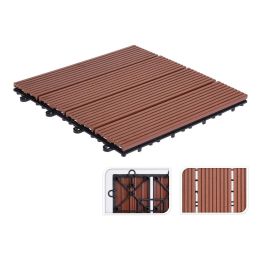 Ambiance Baldosas para Terraza PVC Marrón 30 x 30 x 2 cm (6 Unidades) Precio: 27.50000033. SKU: B15FQLMPDW