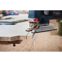 Bosch T 101AO - Hojas de Sierra de Vaivén para Madera Contrachapada y Blanda, Acero HCS, 3 Unidades