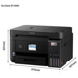 Epson EcoTank ET-4850 Impresora Multifunción 4 en 1 A4 Tinta LAN WiFi ADF Duplex Inyección de Tinta Color