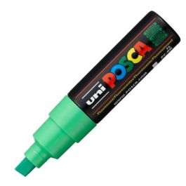 Posca Marcador PC-8K Punta Biselada 8.0 mm Verde Fluor No Permanente Precio: 4.79000038. SKU: BIX107573000