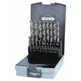 Set de brocas RUKO 9 mm 10 mm 6 mm 3 mm 7 mm 5 mm 4 mm 2 mm 8 mm 1,5 mm 2,5 mm 3,5 mm 4,5 mm 5,5 mm 1 mm 8,5 mm 4,25 mm 6,5 mm 7 Precio: 44.5000006. SKU: B17GMBEDHC