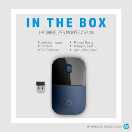 HP Z3700 Blue Wireless Mouse HP Z3700 Blue Wireless Mouse