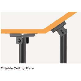 Vivolink Soporte a techo para proyector máx. 35kg ajustable 60.5-90.5cm 360º blanco Vivolink Soporte a techo para proyector máx. 35kg ajustable 60.5-90.5cm 360º blanco