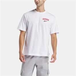 Camiseta de Manga Corta Hombre Reebok Gs Hs Guaranteed Tee Blanco
