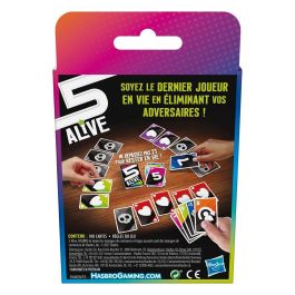 Hasbro Gaming F4205 Five Alive Juego de Cartas en Francés para Familia y Amigos +8 Años