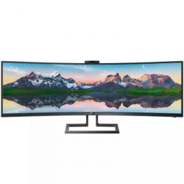 Philips 499P9H/00 Monitor Profesional Ultrapanorámico Curvo 49" Dual QHD Webcam USB-C KVM Regulable Negro Precio: 800.50000008. SKU: S55146762